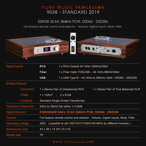 Thivan Labs Tube Music Processor 9038