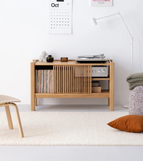 Szafka JAMM LOW 111 lite drewno dębowe