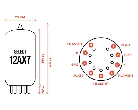 Ray Tubes 12AX7 Select