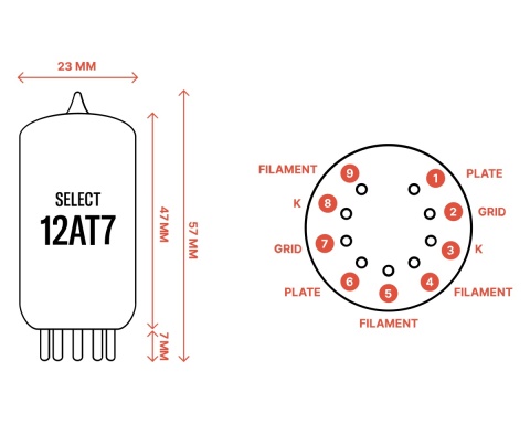 Ray Tubes 12AT7 Select