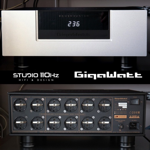 Kondycjoner sieciowy (referencyjny) GigaWatt POWERMASTER + przewód LS-2 EVO (1,5 metra)