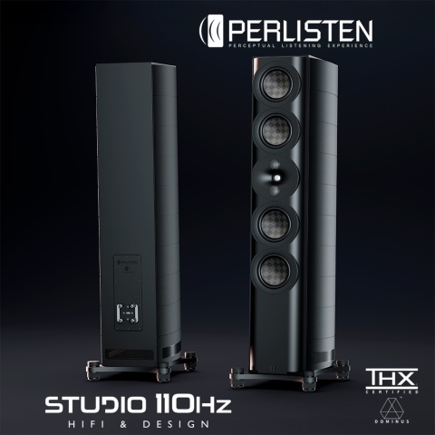 Kolumny podłogowe Perlisten S7t Black Edition THX Dominus - para