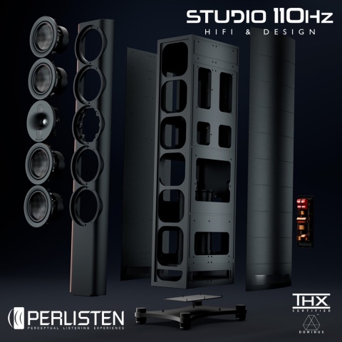 Kolumny podłogowe Perlisten S7t Black Edition THX Dominus - para