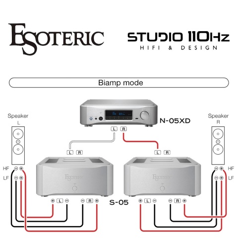 Wzmacniacz / końcówka mocy Esoteric S-05 Silver