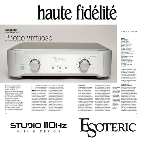 Przedwzmacniacz gramofonowy Esoteric E-02 Silver