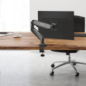 Onkron uchwyt biurkowy dla monitora 13"-32" maks 8 kg, nachylny i obrotowy, z obracaniem, czarny G50