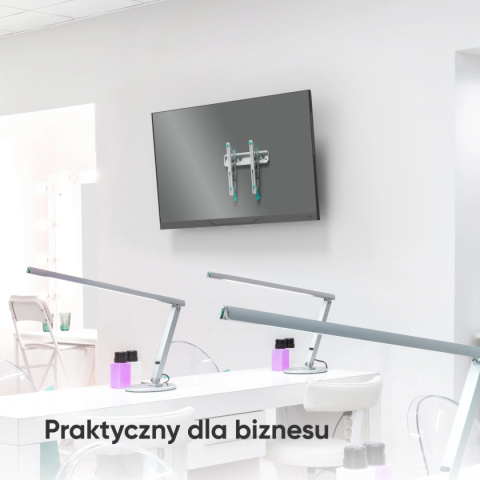 Onkron uchwyt nachylający do TV 32"-70" maks 60 kg, biały i czarny TM5