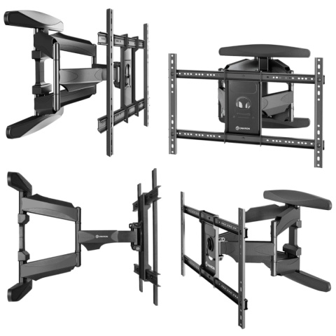 Onkron uchwyt nachylny i obrotowy do TV 40"-75" maks 46 kg, czarny M6L