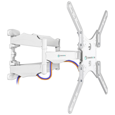 Onkron uchwyt nachylny i obrotowy do TV 37"-70" maks 36 kg, biały M5